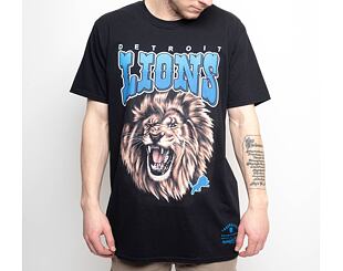 Triko Mitchell & Ness Detroit Lions NFL Animal Tee Black