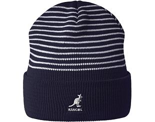 Kulich Kangol Stripe Cuff Beanie Navy K3456-NV411