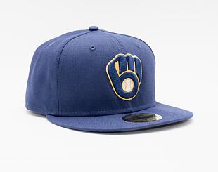 Kšiltovka New Era 59FIFTY MLB Authentic Performance Milwaukee Brewers Fitted Team Color