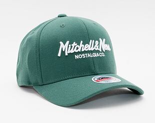 Kšiltovka Mitchell & Ness - Branded Pinscript Classic Red - Dark Green