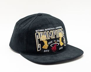 Kšiltovka Mitchell & Ness CHAMPIONS DEADSTOCK MIAMI HEAT BLACK 6MSSS21HW045-MHEBLCK