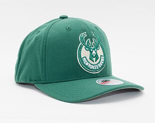 Kšiltovka MItchell & Ness Team Ground Redline Milwaukee Bucks Green Snapback