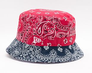 Klobouk New Era Paisley Bucket Scarlet
