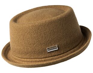Vlněný klobouk Kangol Wool Mowbray K1928ST-WD207 Wood