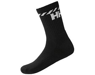 Ponožky Helly Hansen Cotton Sport Sock 3Pk Black
