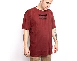 Triko Karl Kani 6033269 KK Retro Washed Tee dark Red KM214-001-1