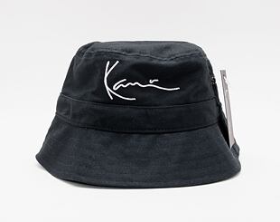 Klobouk Karl Kani Signature Zip Bucket Hat Black 7015464