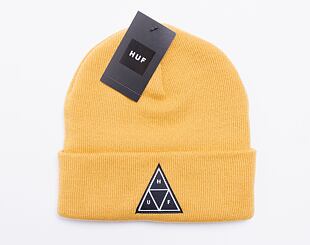 Kulich HUF Essentials Triple Triangle Cuff Beanie Gold