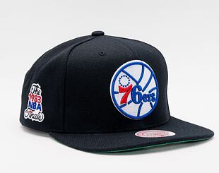 Kšiltovka Mitchell & Ness Top Spot Snapback HWC Philadelphia 76ers Black