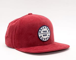 Kšiltovka Brixton Oath III Snapback Dark Brick