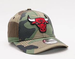 Dětská kšiltovka New Era 9FORTY Kids NBA Camo Chicago Bulls Strapback Woodland Camo