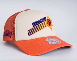 Kšiltovka Mitchell & Ness Phoenix Suns Off White Trucker HWC Off White