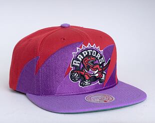 Kšiltovka Mitchell & Ness Toronto Raptors Sharktooth Snapback HWC Red / Purple