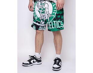 Kraťasy Mitchell & Ness Jumbotron 2.0 Sublimated Shorts Boston Celtics Black / Green