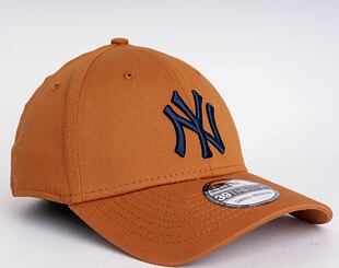 Kšiltovka New Era 39THIRTY MLB League Essential New York Yankees Stretch Fit Toffee/Navy