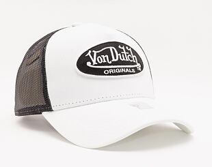 Kšiltovka Von Dutch Boston Trucker Cotton White/Black