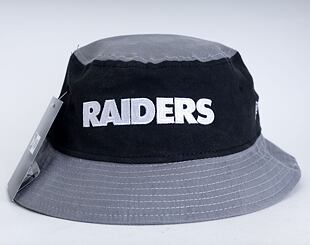 Klobouk New Era NFL Washed Pack Tapered Bucket Las Vegas Raiders Black