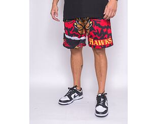 Kraťasy Mitchell & Ness NBA Jumbotron 2.0 Shorts Atlanta Hawks Black / Red