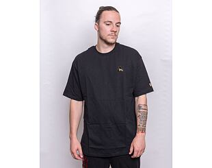 Triko New Era Rubber Patch Oversized Tee Black / Yellow