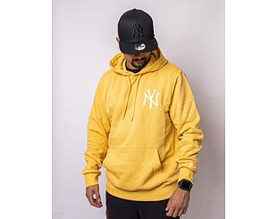 Mikina New Era MLB League Essential Back Print Hoody New York Yankees Yellow/White