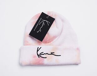 Kulich Karl Kani Signature Tie Dye Beanie dusty pink