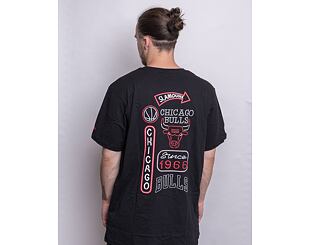 Triko New Era NBA Neon Graphic Tee Chicago Bulls Black