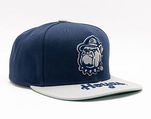 Kšiltovka Mitchell & Ness LOGO BILL SNAPBACK Georgetown University Navy / Grey