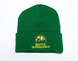 Kulich Mitchell & Ness FANDOM KNIT BEANIE HWC Seattle Supersonics KELLY GREEN