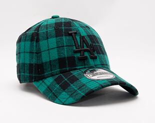 Kšiltovka New Era 9FORTY MLB Plaid  Los Angeles Dodgers Green