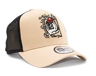 Kšiltovka New Era 9FORTY A-Frame Trucker Heritage Oat Milk