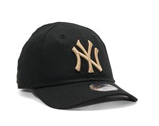 Dětská kšiltovka New Era 9FORTY Kids MLB League Essential New York Yankees Black / Oat Milk