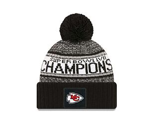 Kulich New Era NFL22 Super Bowl Parade Knit Kansas City Chiefs Black