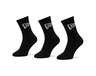 Ponožky New Era - Flag Crew 3Pack - Black
