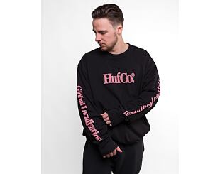 Triko s dlouhým rukávem HUF Co Longsleeve Black