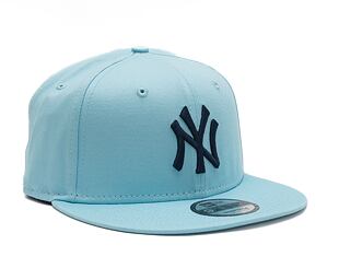 Kšiltovka New Era 9FIFTY MLB League Essential New York Yankees Pastel Blue / Navy