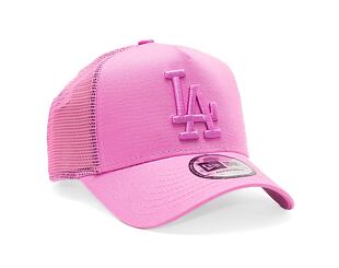 Dětská Kšiltovka New Era 9FORTY Kids A-Frame Trucker MLB Tonal Mesh Los Angeles Dodgers Wild Rose Pi