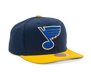 Kšiltovka Mitchell & Ness NHL Team 2 Tone 2.0 Snapback St. Louis Blues Blue / Yellow