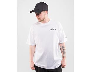 Triko New Era Character Graphic Oversized Tee Branded White / Black