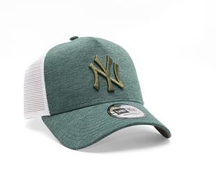 Kšiltovka New Era 9FORTY A-Frame Trucker MLB Jersey Essential Trucker New York Yankees New Olive