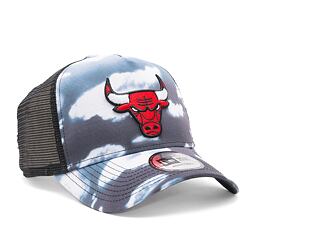 Kšiltovka New Era 9FORTY A-Frame Trucker NBA Cloud All Over Print Trucker Chicago Bulls Dark Grey / 