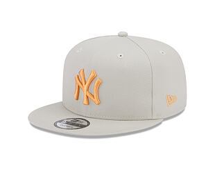 Kšiltovka New Era 9FIFTY MLB Side Patch New York Yankees Stone / Orange Glaze