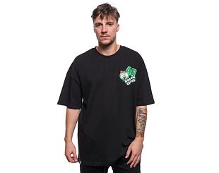 Triko New Era NBA Arch WordMark Oversized Tee Boston Celtics Black / Kelly Green