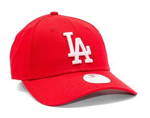 Dámská Kšiltovka New Era 9FORTY Womens MLB League Essential Los Angeles Dodgers Scarlet / Wild Rose 