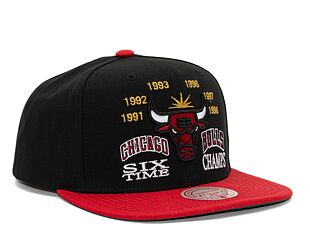 Kšiltovka Mitchell & Ness Nba Champ Is Here Snapback Chicago Bulls Black