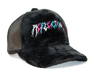 Kšiltovka Refllection Luxury Fuzzy Trucker Satin Black / Multi