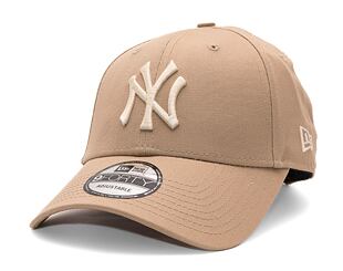 Kšiltovka New Era 9FORTY MLB League Essential New York Yankees Camel / Stone