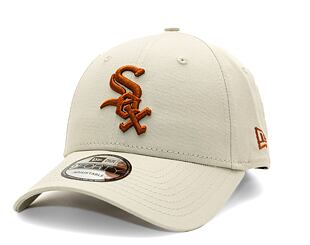 Kšiltovka New Era 9FORTY MLB League Essential Chicago White Sox Stone / Caramel Brown