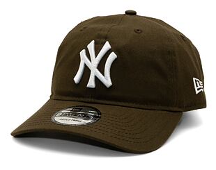 Kšiltovka New Era - MLB Essential 9TWENTY - NY Yankees - Walnut / White