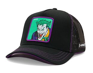 Kšiltovka Capslab - Trucker DC Comics - Joker - Black / Green / Purple