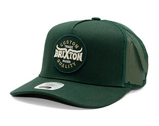 Kšiltovka Brixton - Gibson C Np Mp Trucker Hat - Deep Forest/Deep Forest
